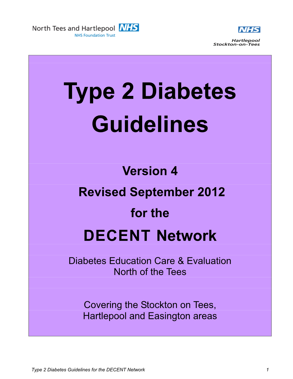 Type 2 Diabetes Guidelines