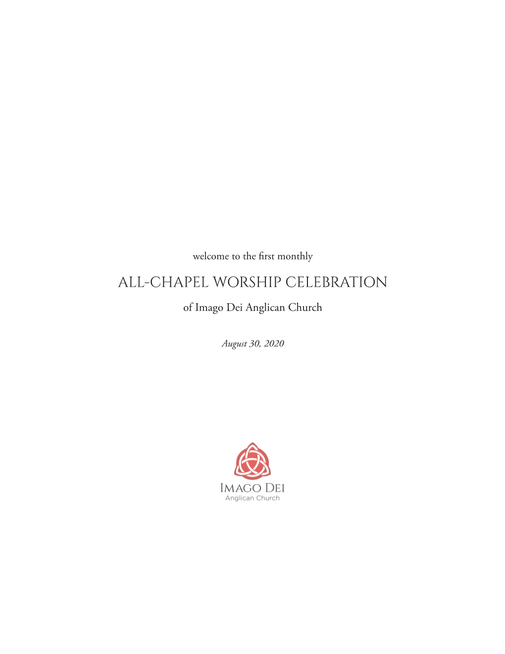 All-Chapel Worship Celebration