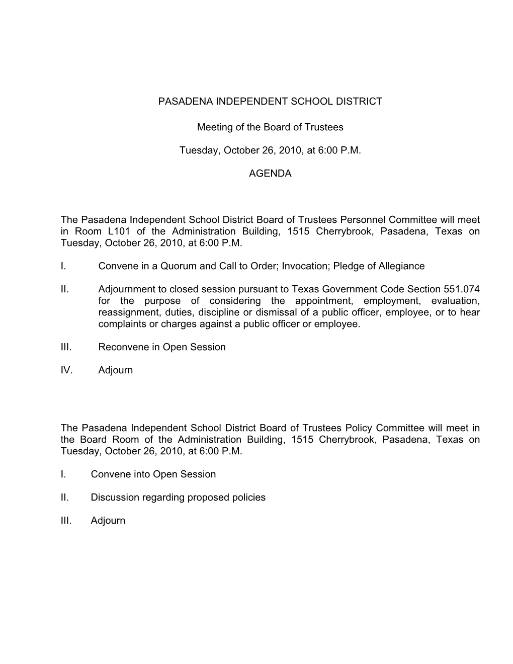 Pasadena Independent School District