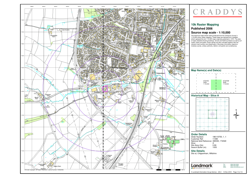 10K Raster Mapping Published 2006 Source Map Scale - 1:10,000 the Historical Maps Shown Were Produced from the Ordnance Survey`S 1:10,000 Colour Raster Mapping