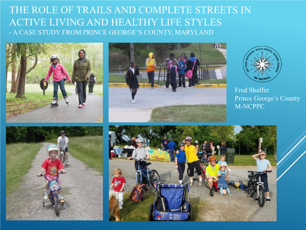 Bikeway, Trails and Pedestrian Mobility
