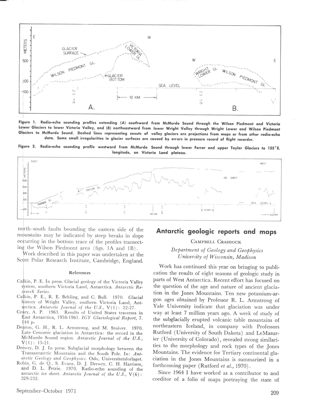 B. Antarctic Geologic Reports and Maps