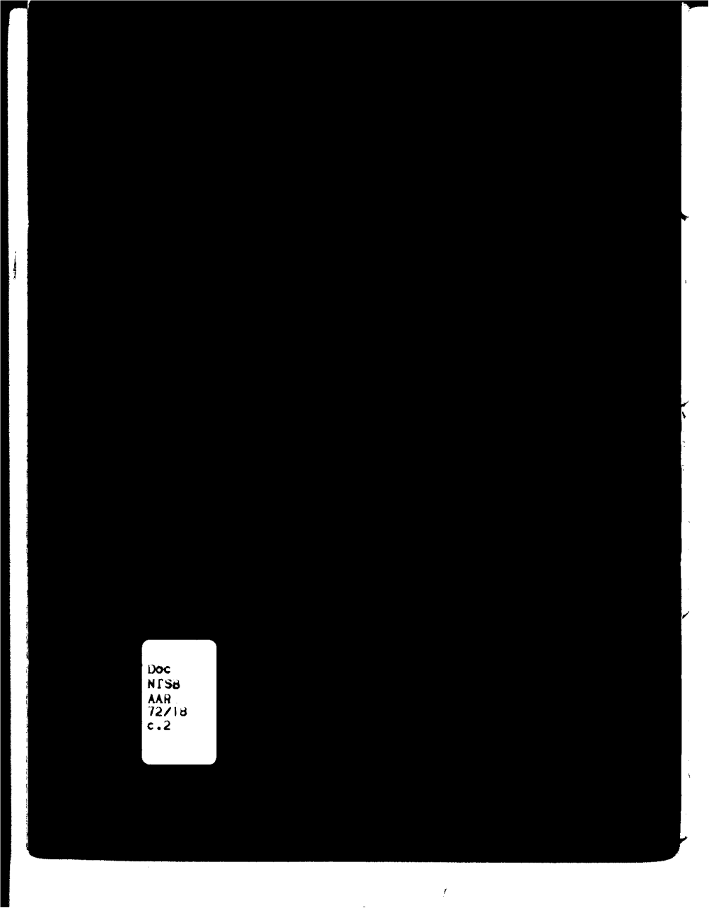 NTSB-AAR-72-18 TECHNICAL REPORT STANDARD Title PAGE