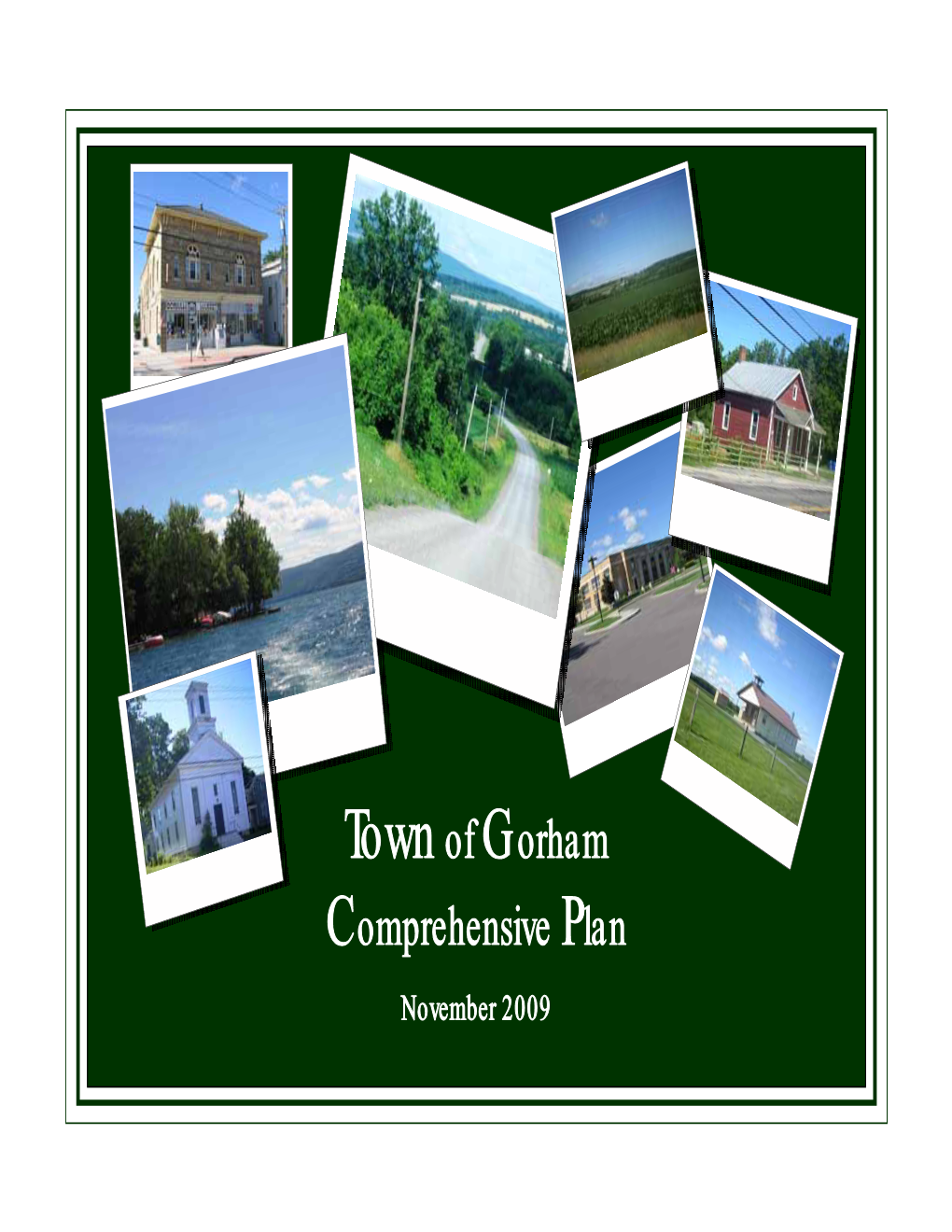 Gorham Comprehensive Plan November 2009