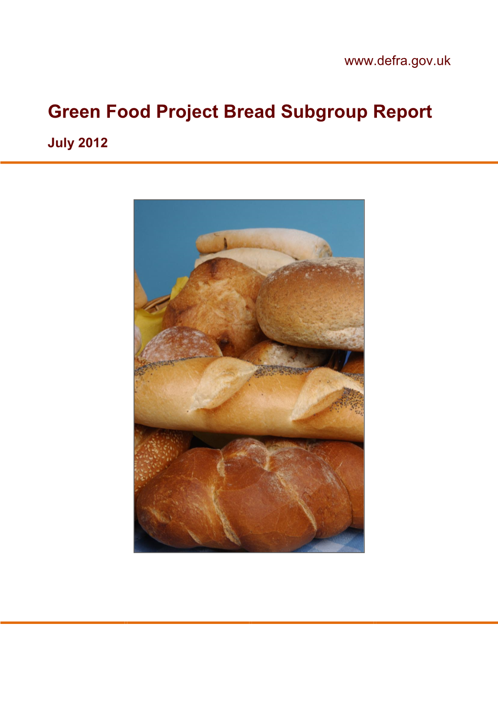 Green Food Project Bread Subgroup Report