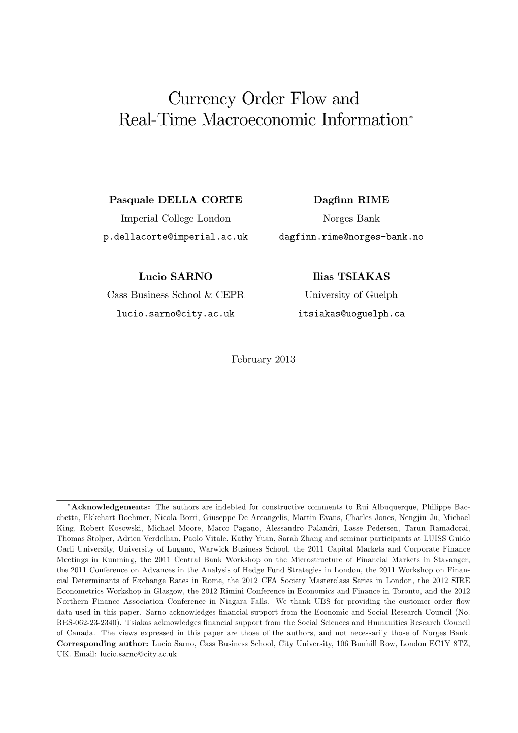 Currency Order Flow and Real-Time Macroeconomic Information∗