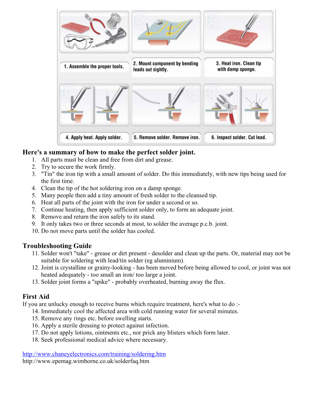 Here's a Summary of How to Make the Perfect Solder Joint