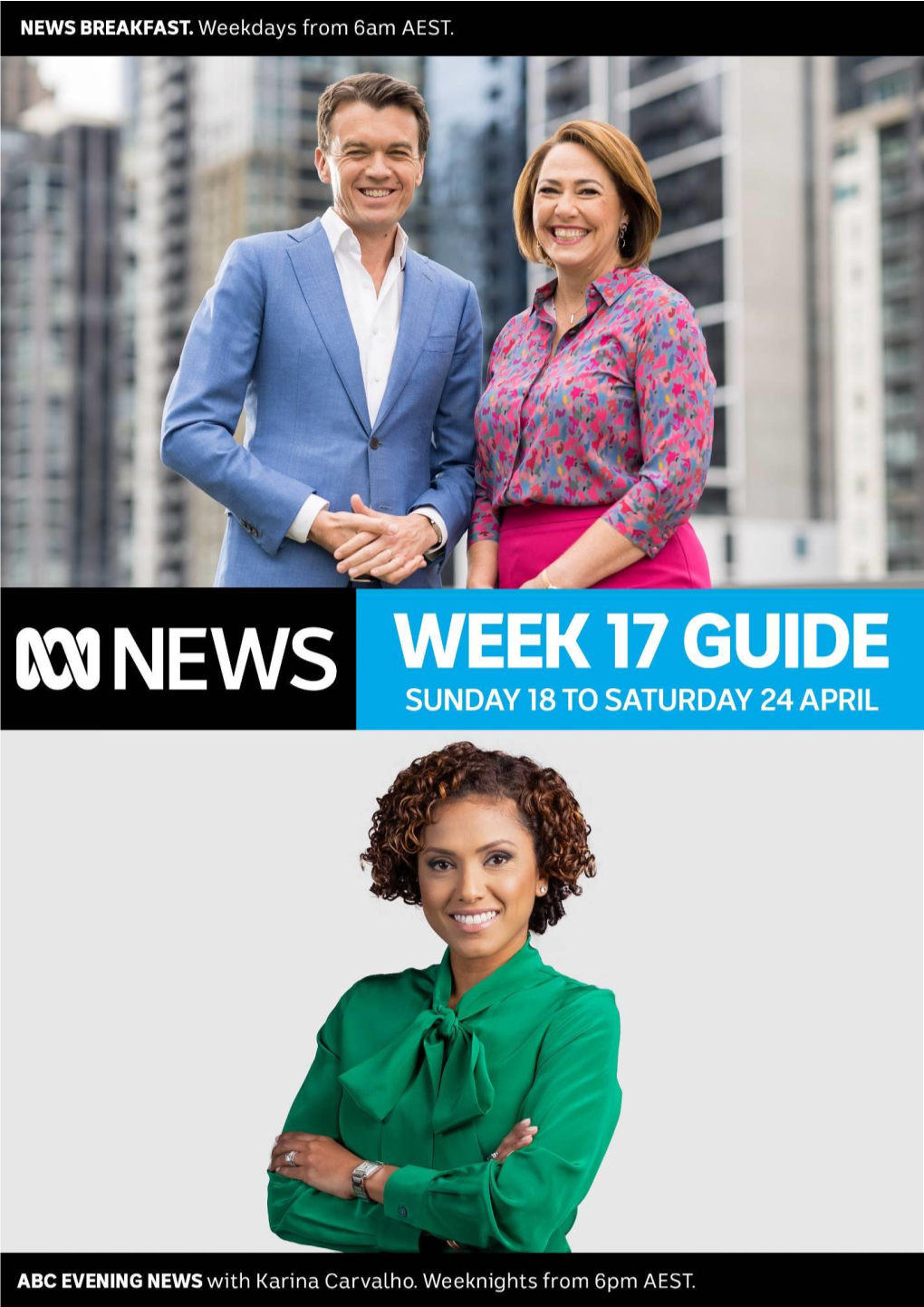 ABC NEWS Channel Airs Live Across Australia So Programs Air 30 Minutes Earlier in SA + NT, and 2 Hours Earlier in WA