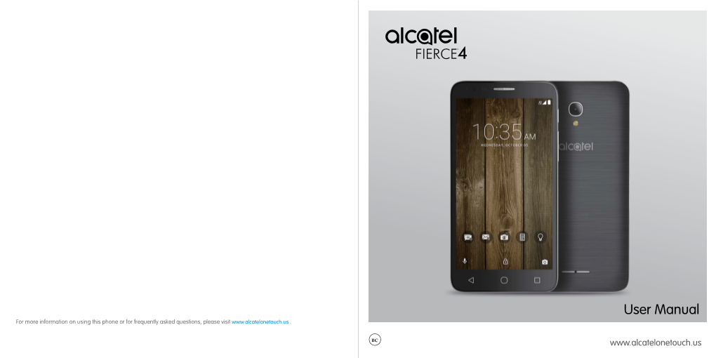 Alcatel Fierce 4 User Guide.Pdf Preview