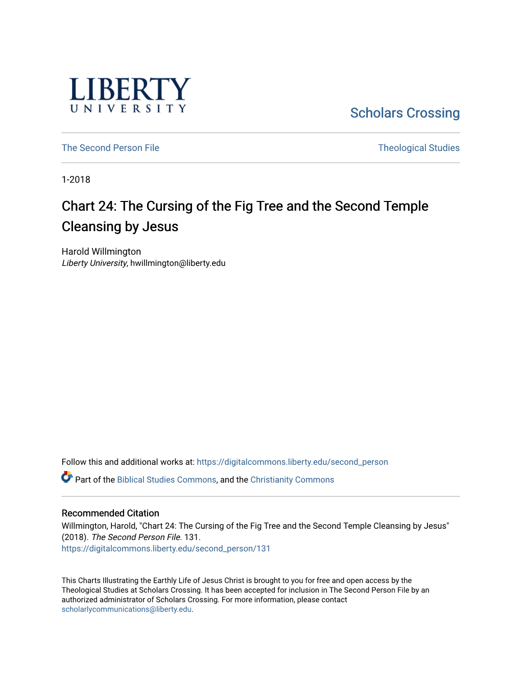 The Cursing of the Fig Tree and the Second Temple Cleansing by Jesus