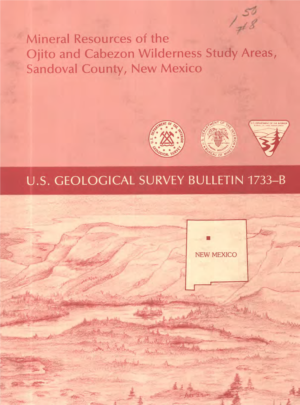 Mineral Resources of the Ojito and Cabezon Wilderness Study Areas, Sandoval County, New Mexico
