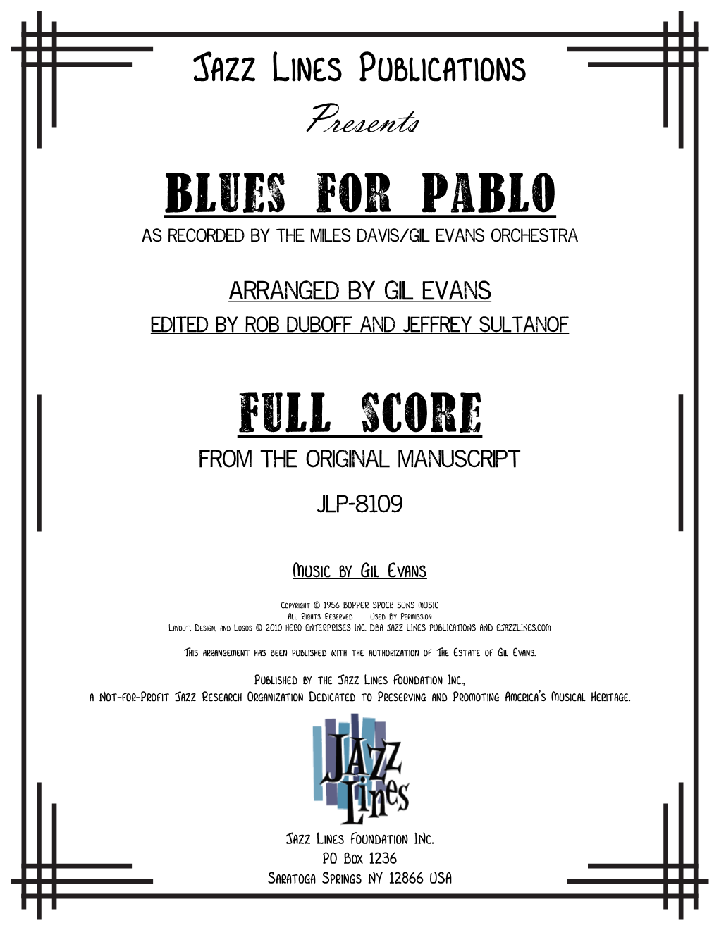 Blues for Pablo