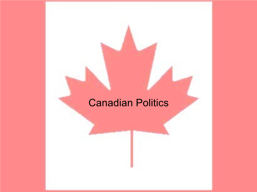 Canadian Politics