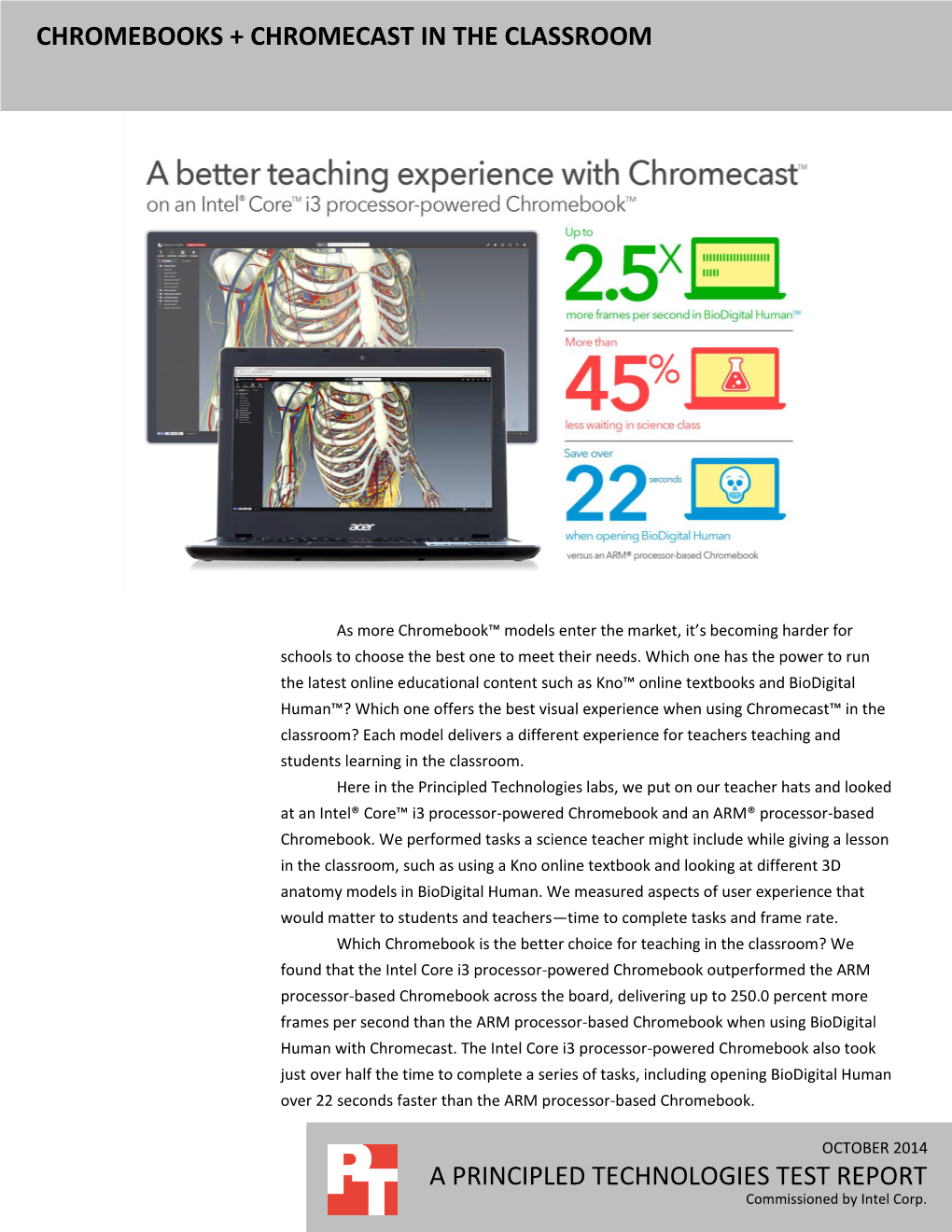 Chromebooks + Chromecast in the Classroom