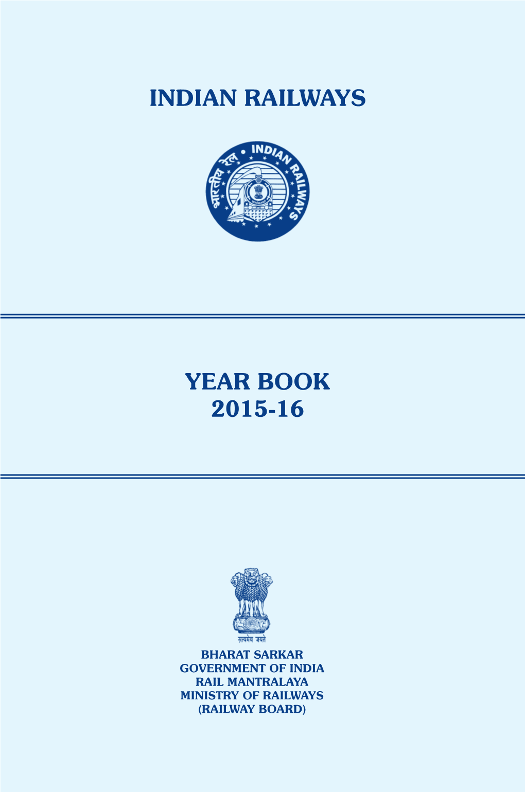 Year Book 2015-16 Indian Railways