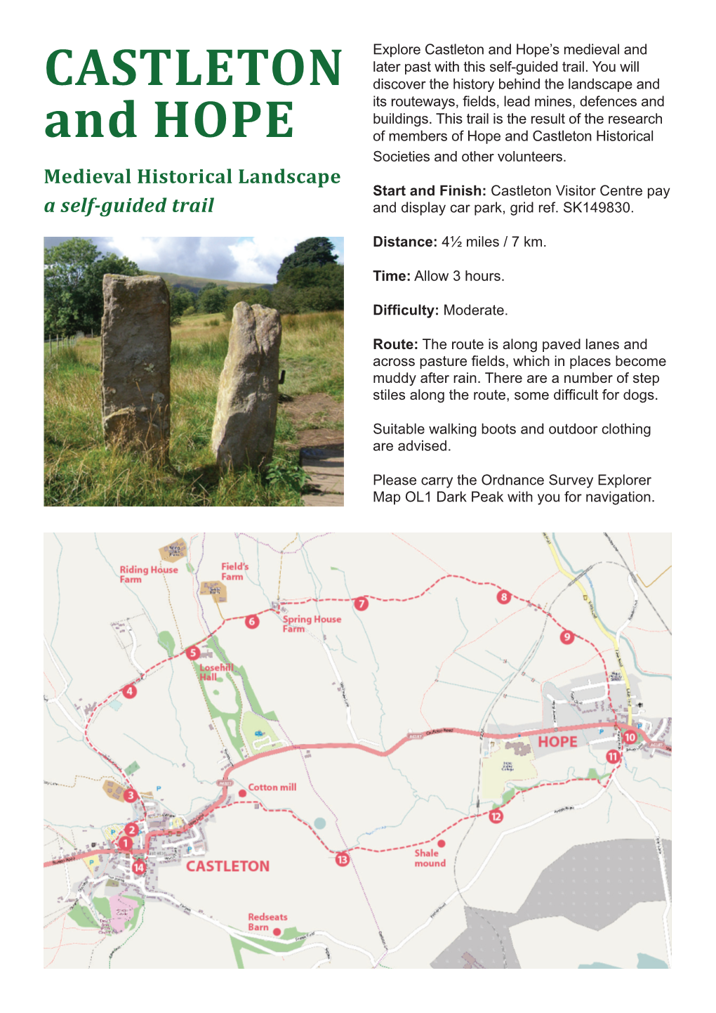 Castleton and Hope’S Medieval and Later Past with This Self-Guided Trail