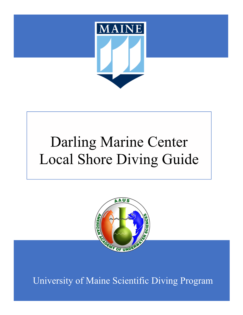 Darling Marine Center Local Shore Diving Guide