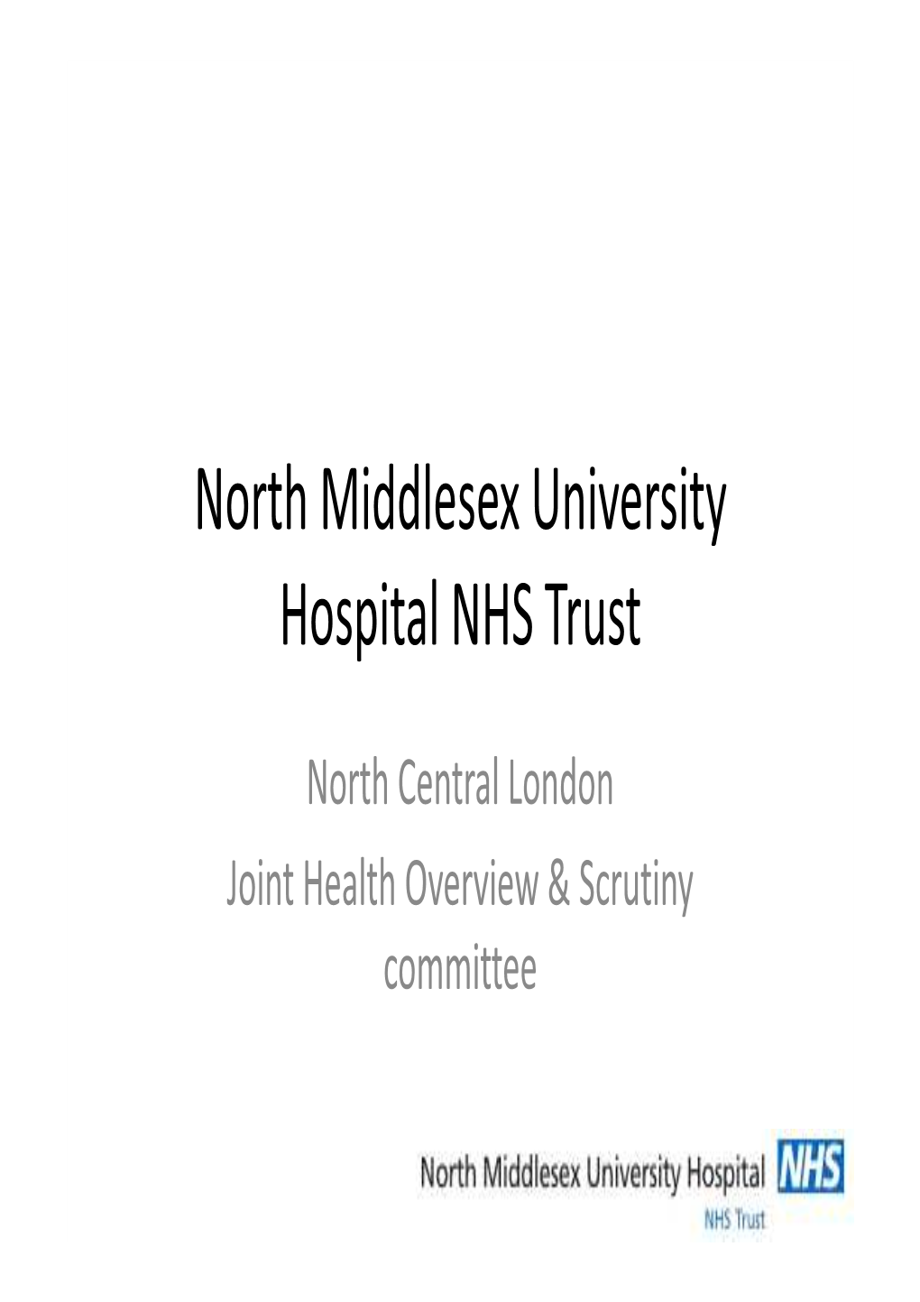 North Middlesex University Hospital NHS Trust