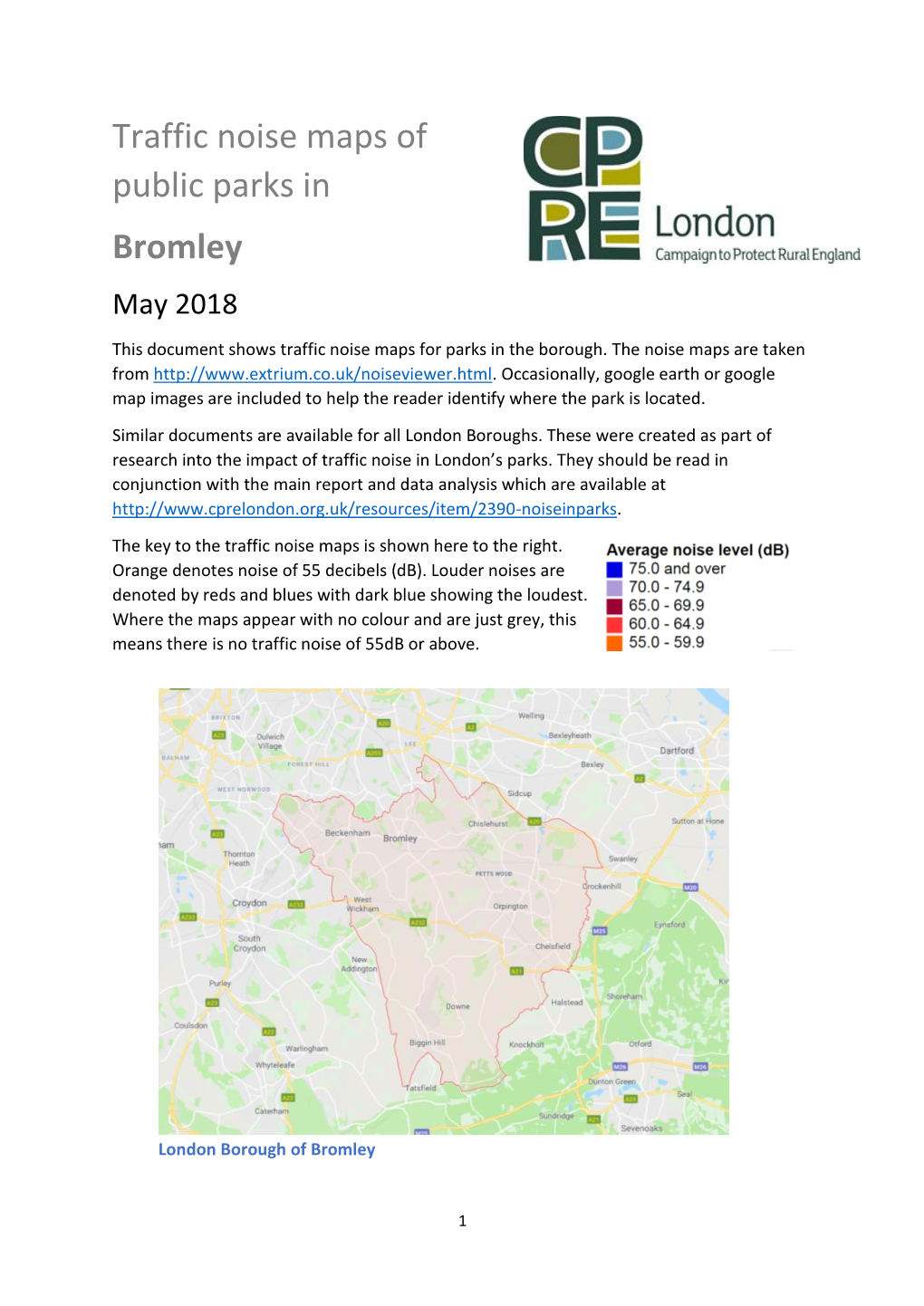 Bromley May 2018