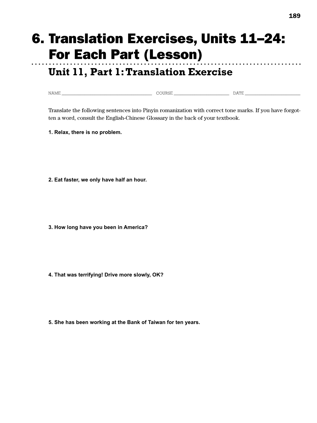 6-Translation Exercises Unit11-15