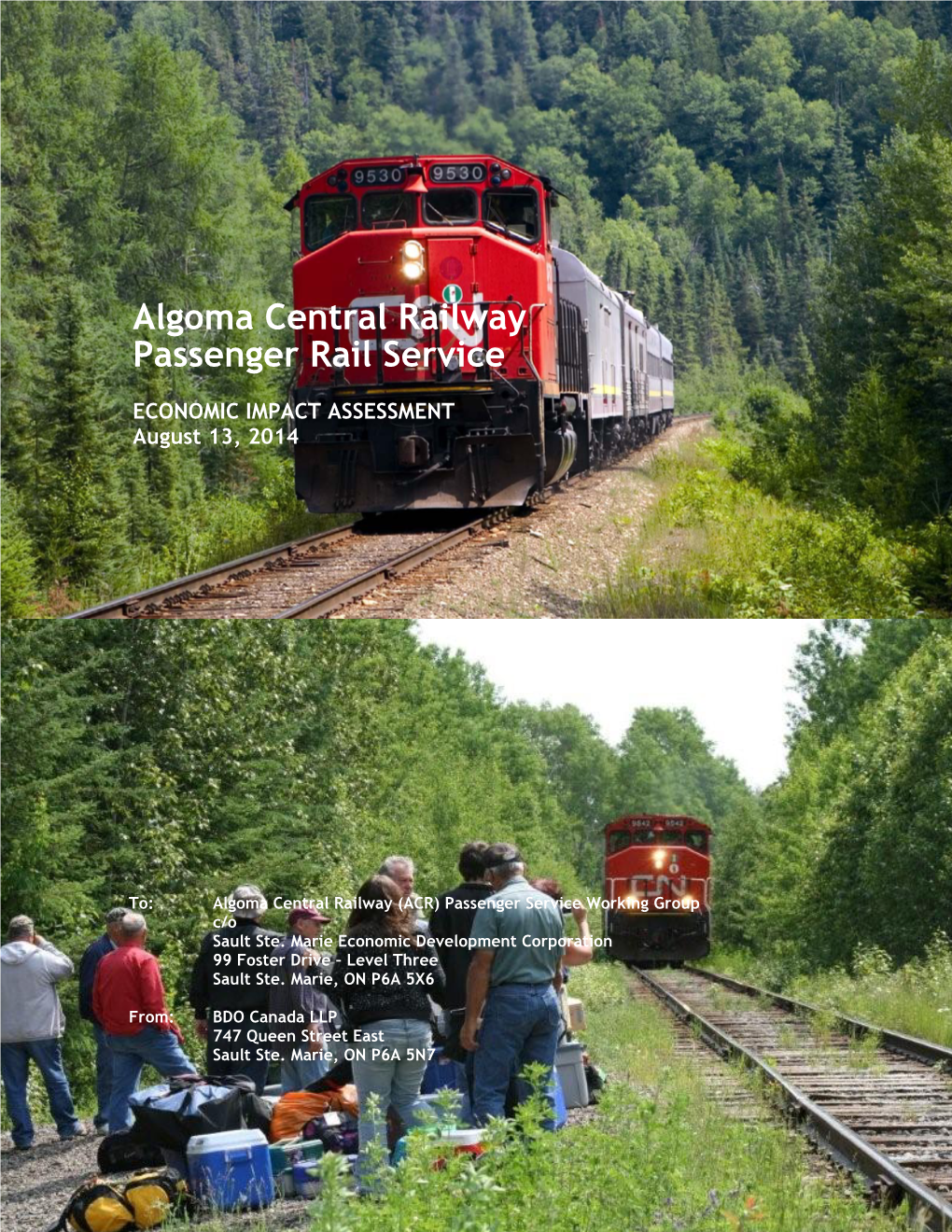 Algoma Central Railway Passenger Rail Service