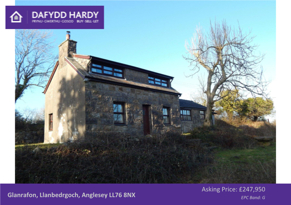 Glanrafon, Llanbedrgoch, Anglesey LL76 8NX Asking Price