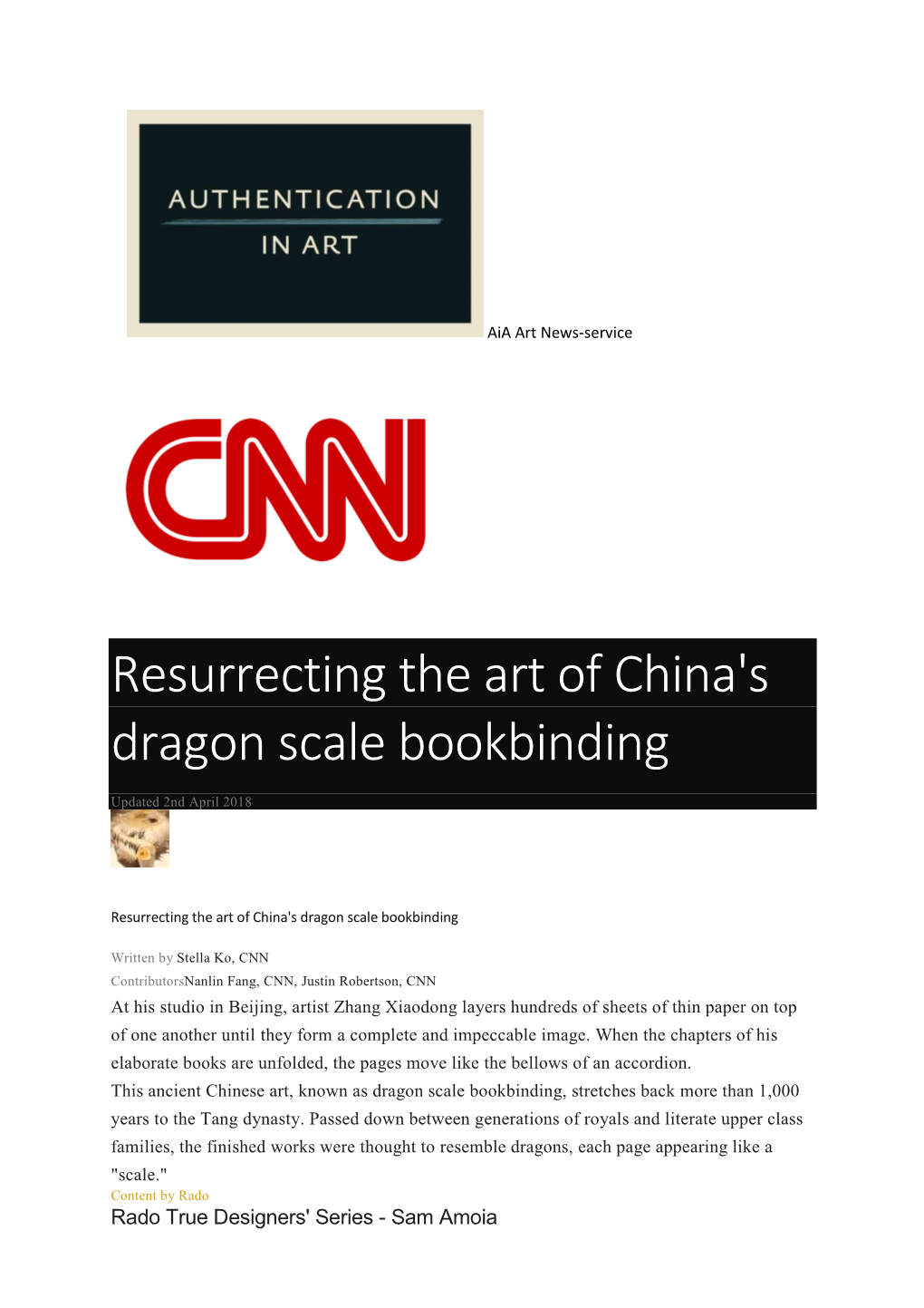 Resurrecting the Art of China's Dragon Scale Bookbinding