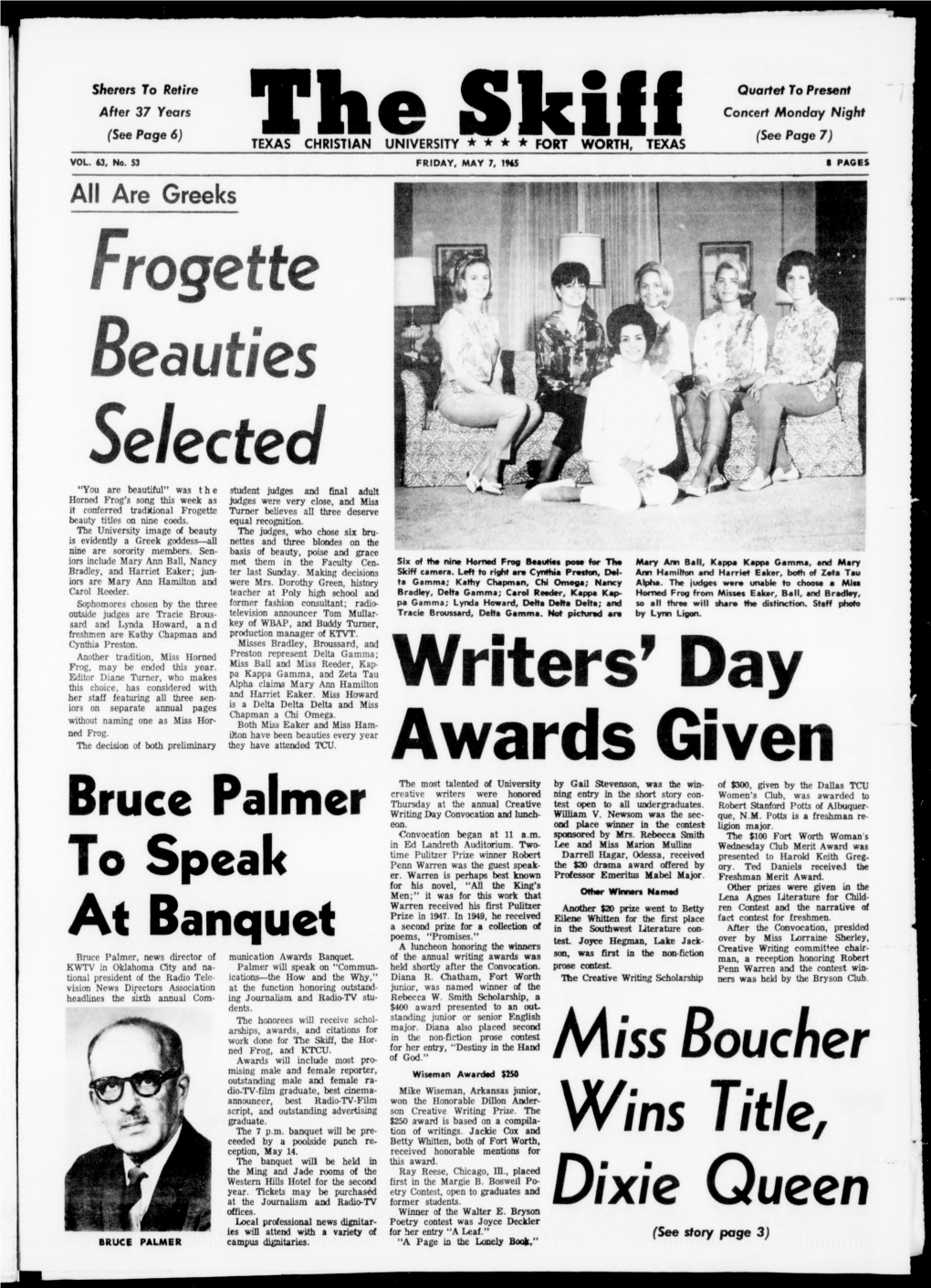 Frogette Beauties Selected Writers' Day Awards Given