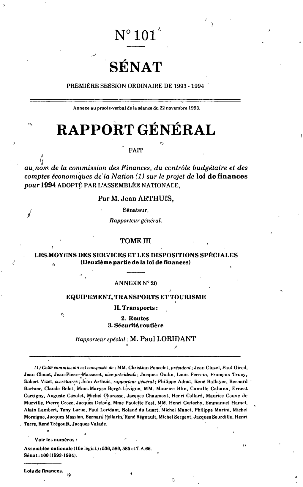 Rapport Général Tome III Annexe 20