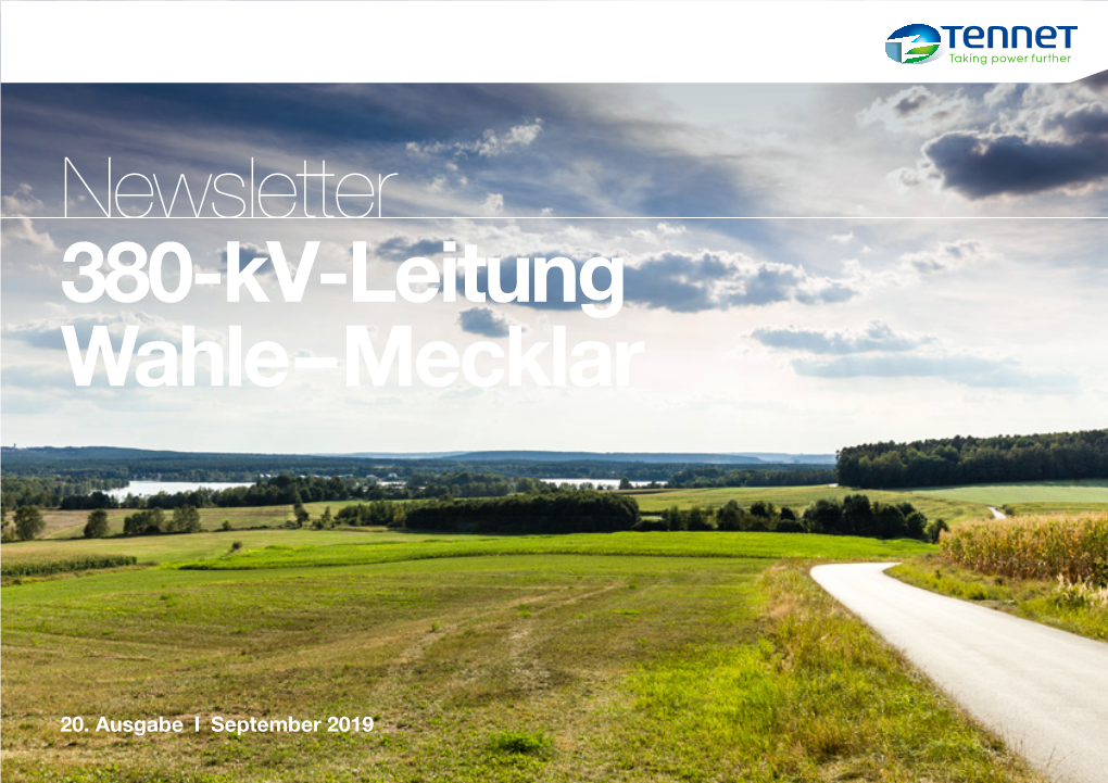 Newsletter 380-Kv-Leitung Wahle – Mecklar