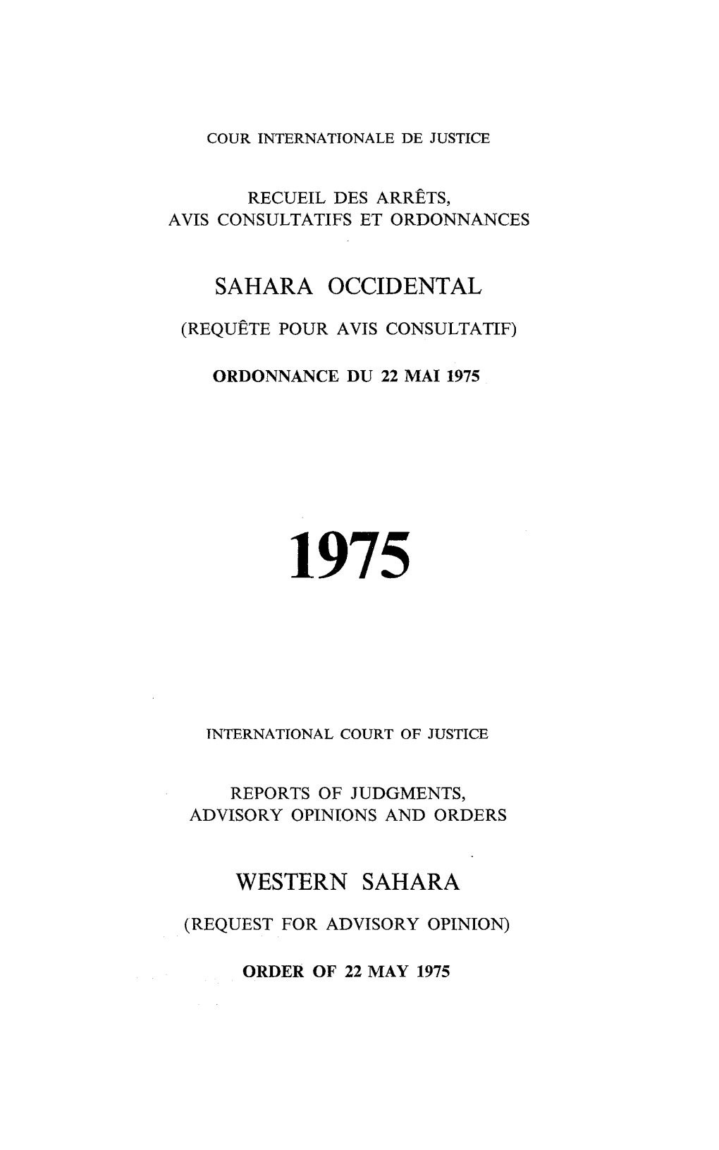 Sahara Occidental Western Sahara