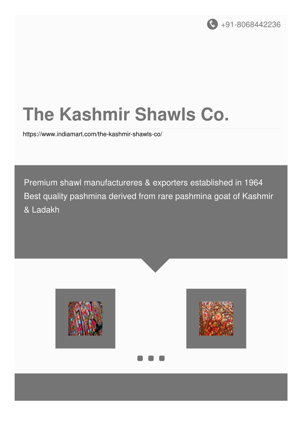 The Kashmir Shawls Co
