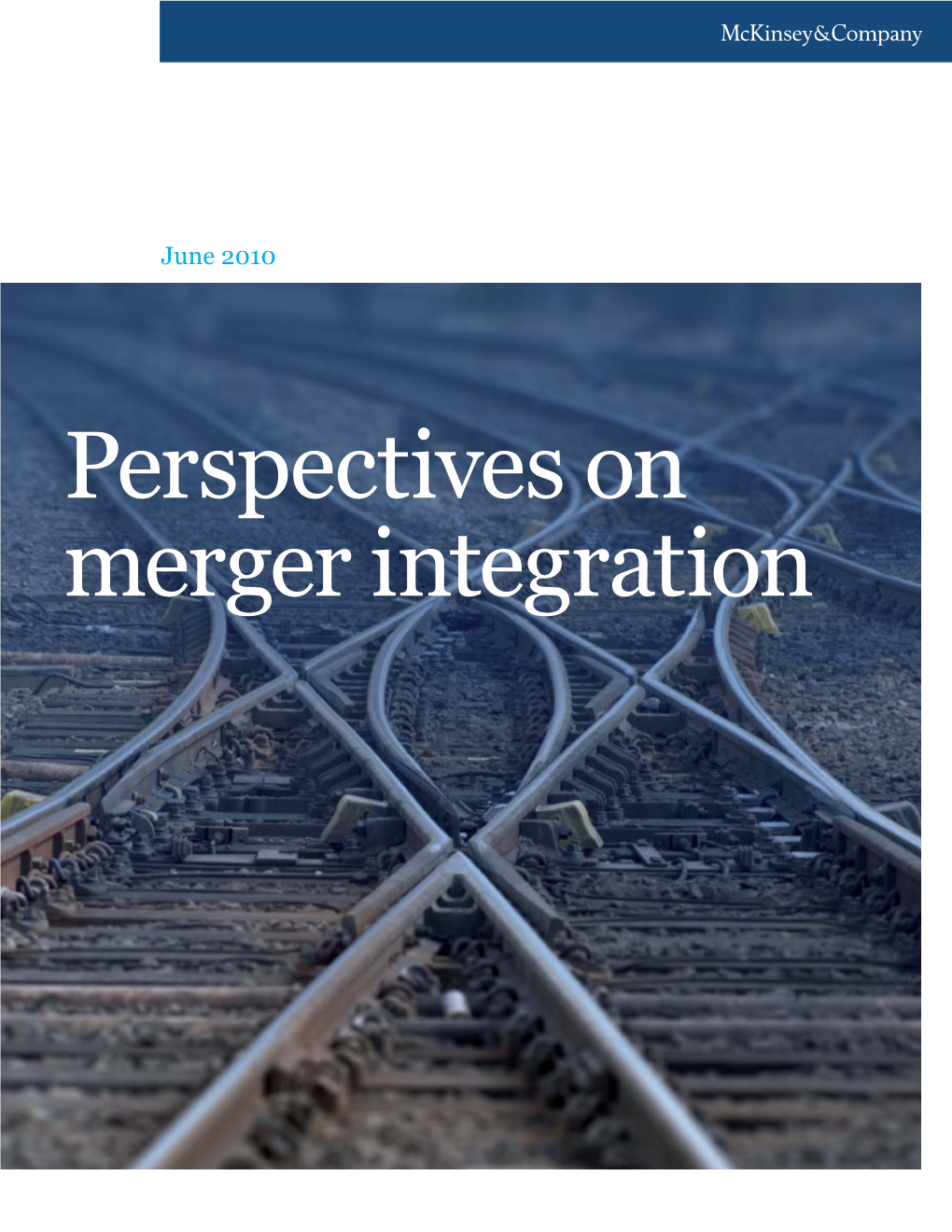 Perspectives on Merger Integration.Indd