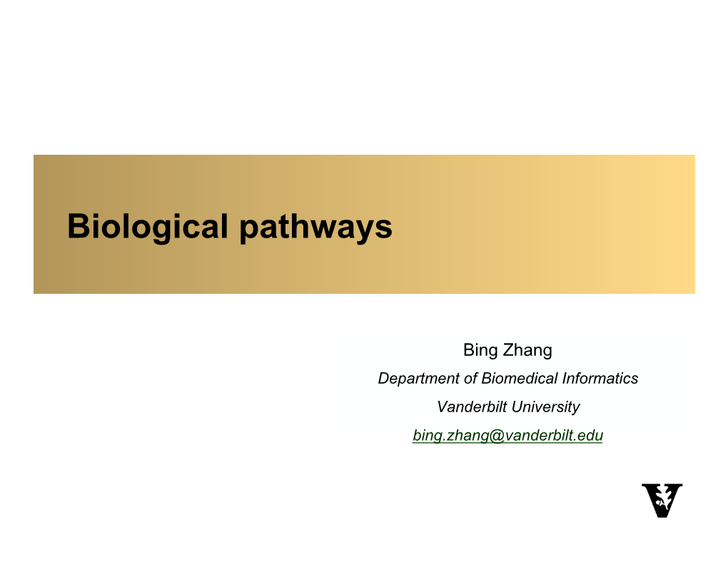 Biological Pathways