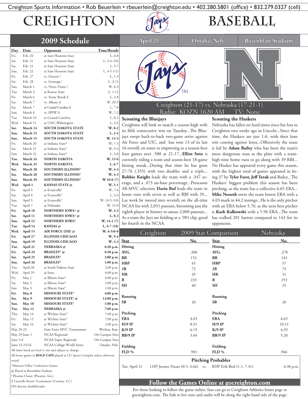 4-21 Nebraska Notes.Indd