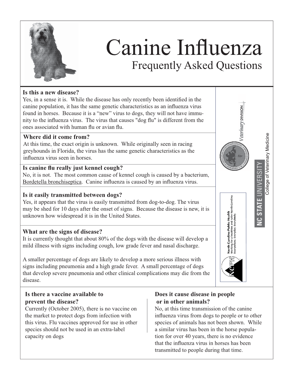 Canine Influenza