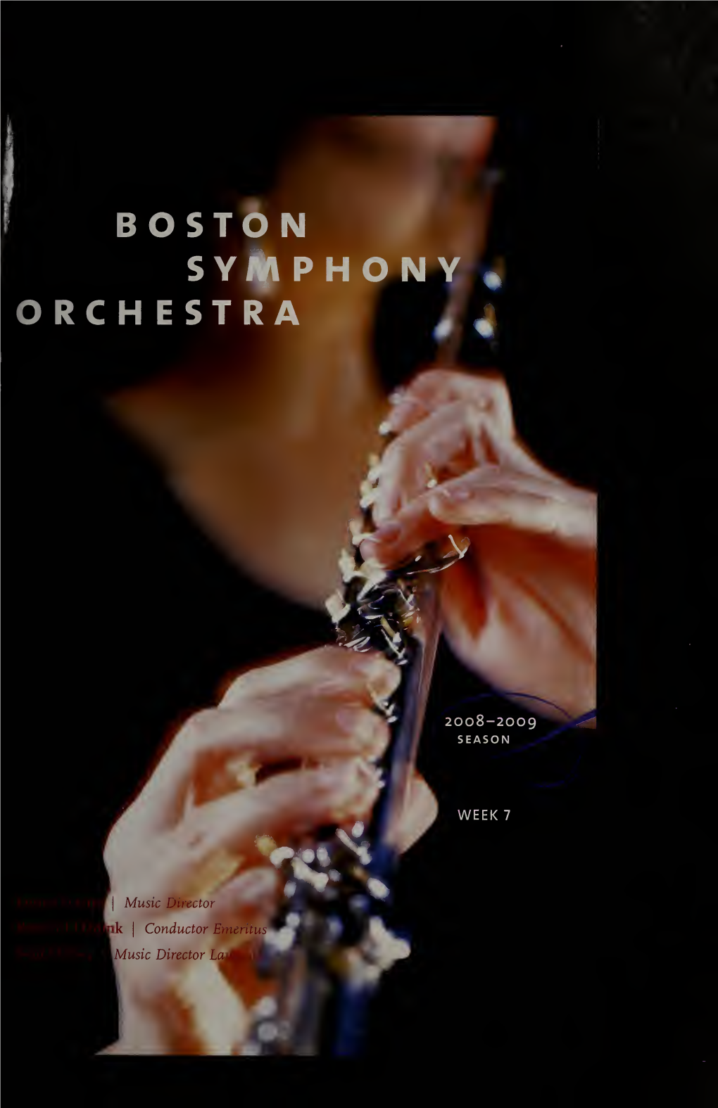 Boston Symphony Orchestra Concert Programs, Season 128, 2008-2009