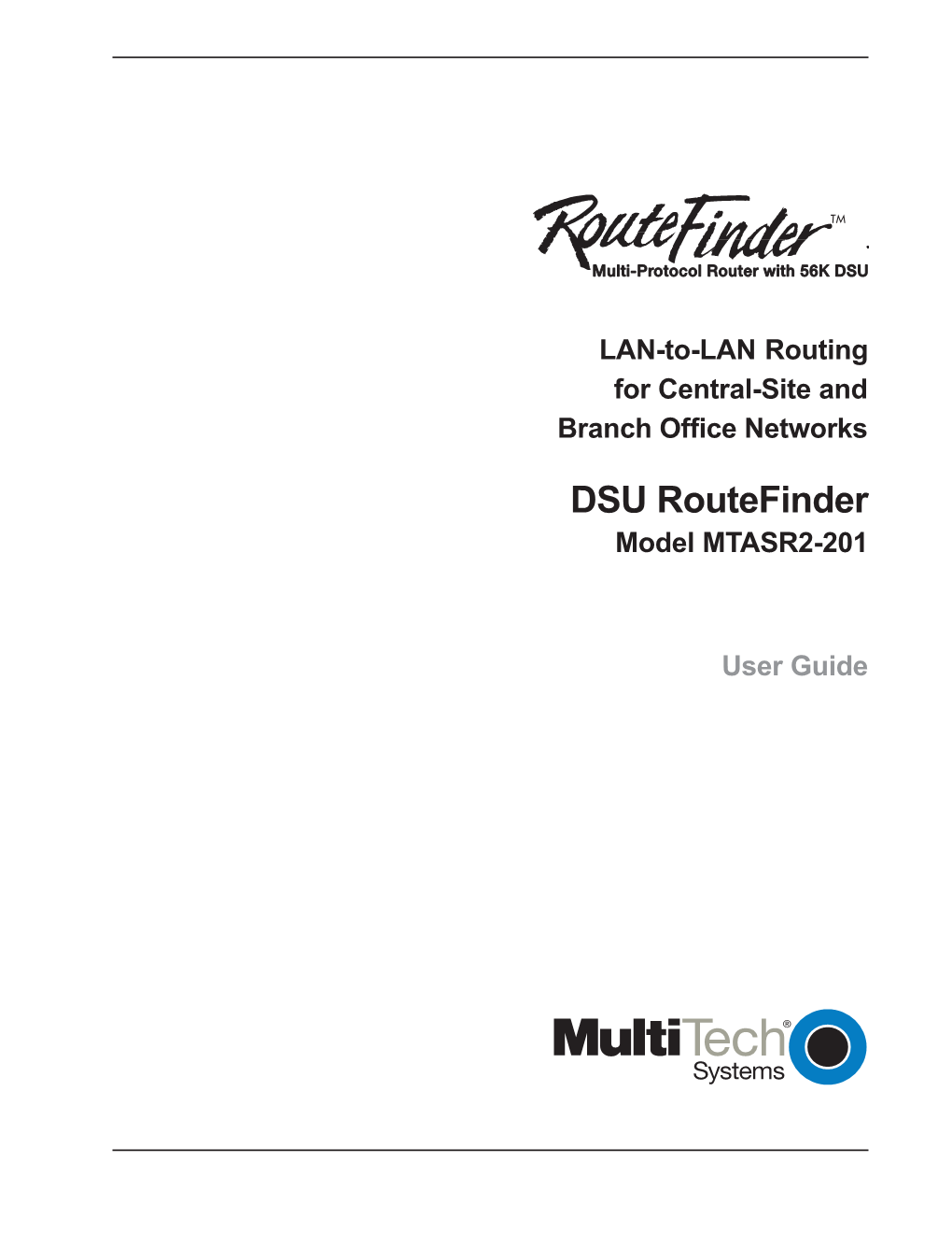 DSU Routefinder Model MTASR2-201