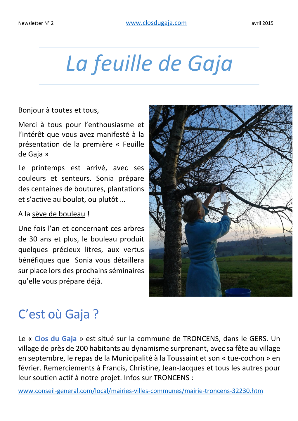 La Feuille De Gaja