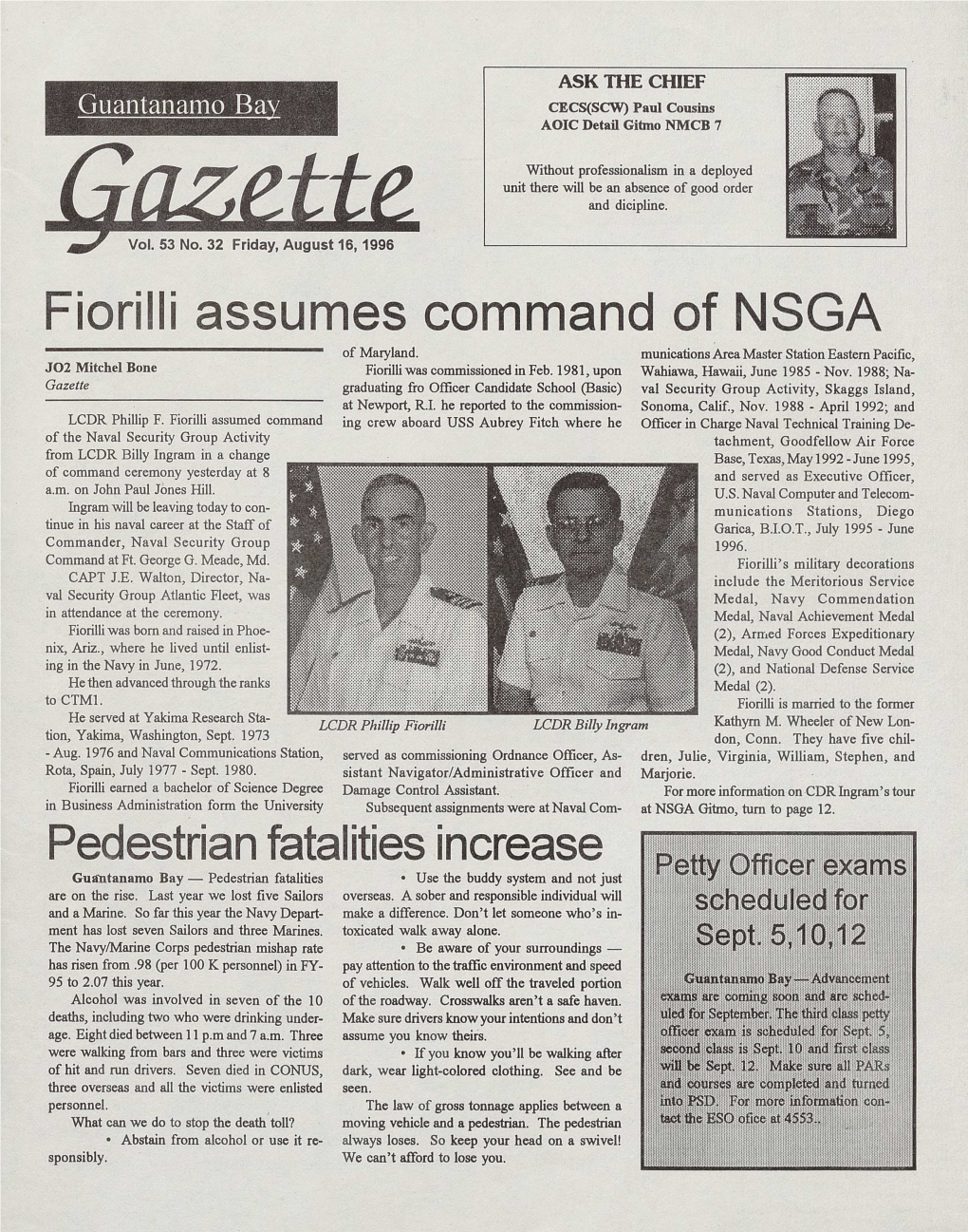 Fiorilli Assumes Command of NSGA of Maryland