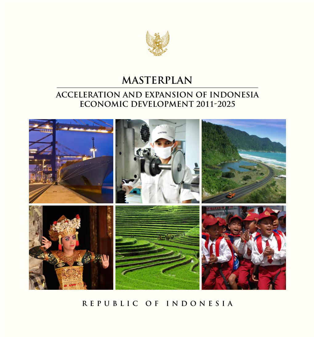 Indonesia Economic Corridors Development Masterplan 2011 To