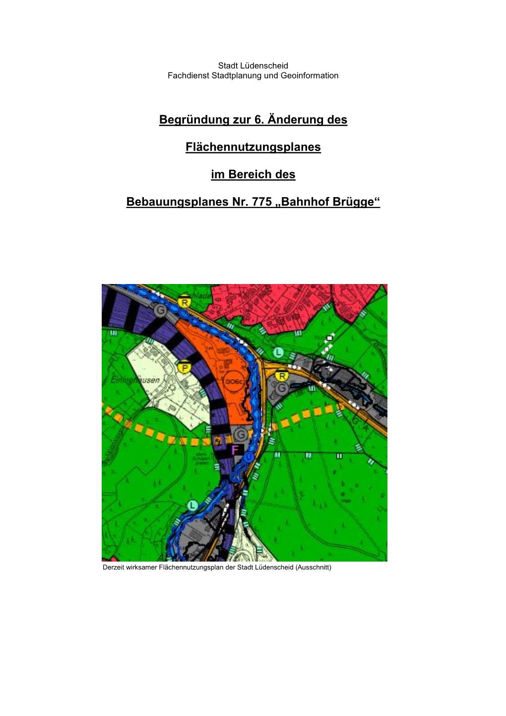 Stadt Lüdenscheid Fachdienst Stadtplanung Und Geoinformation