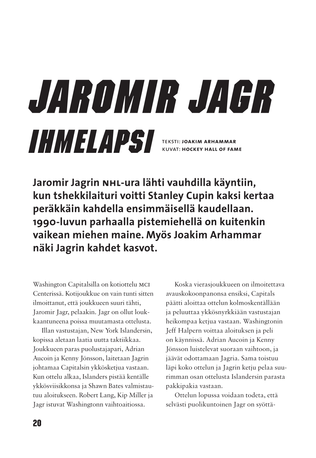 Jaromir Jagr
