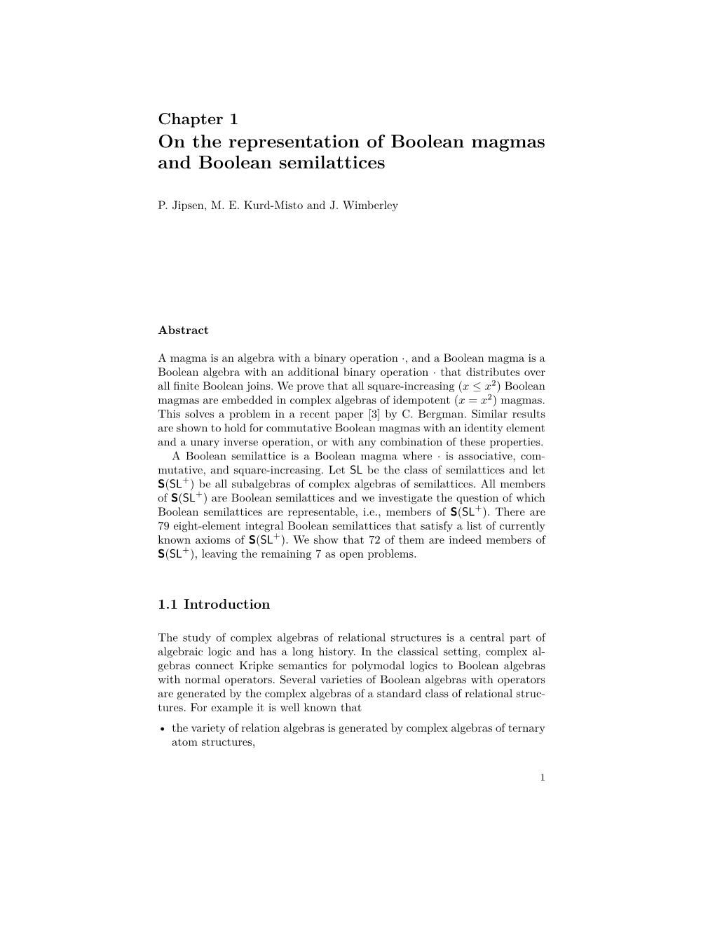 On the Representation of Boolean Magmas and Boolean Semilattices