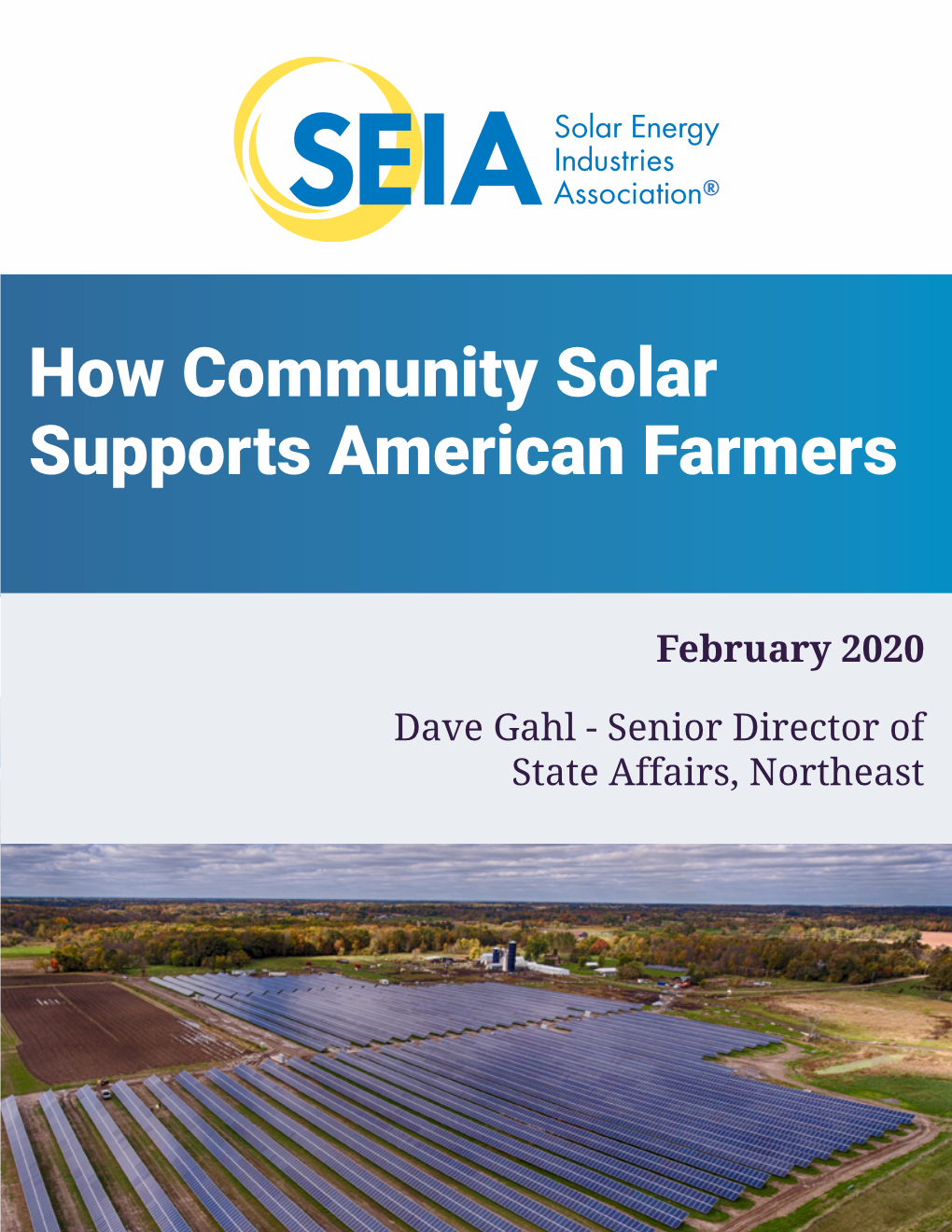 How Community Solar Supports American Farmers February 2020