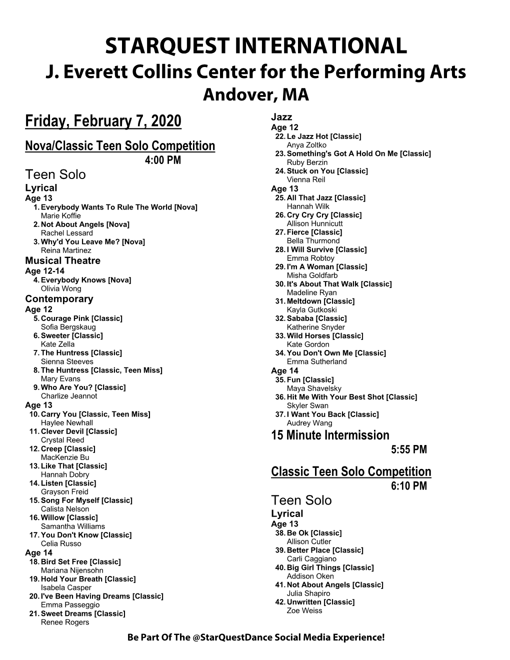 Andover Prog Revised