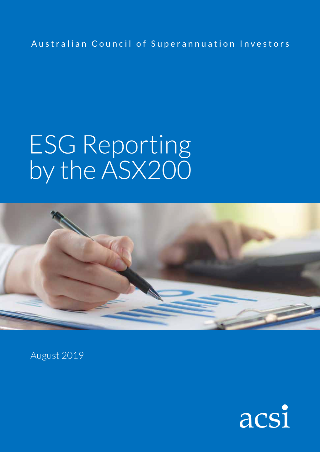 ESG Reporting by the ASX200