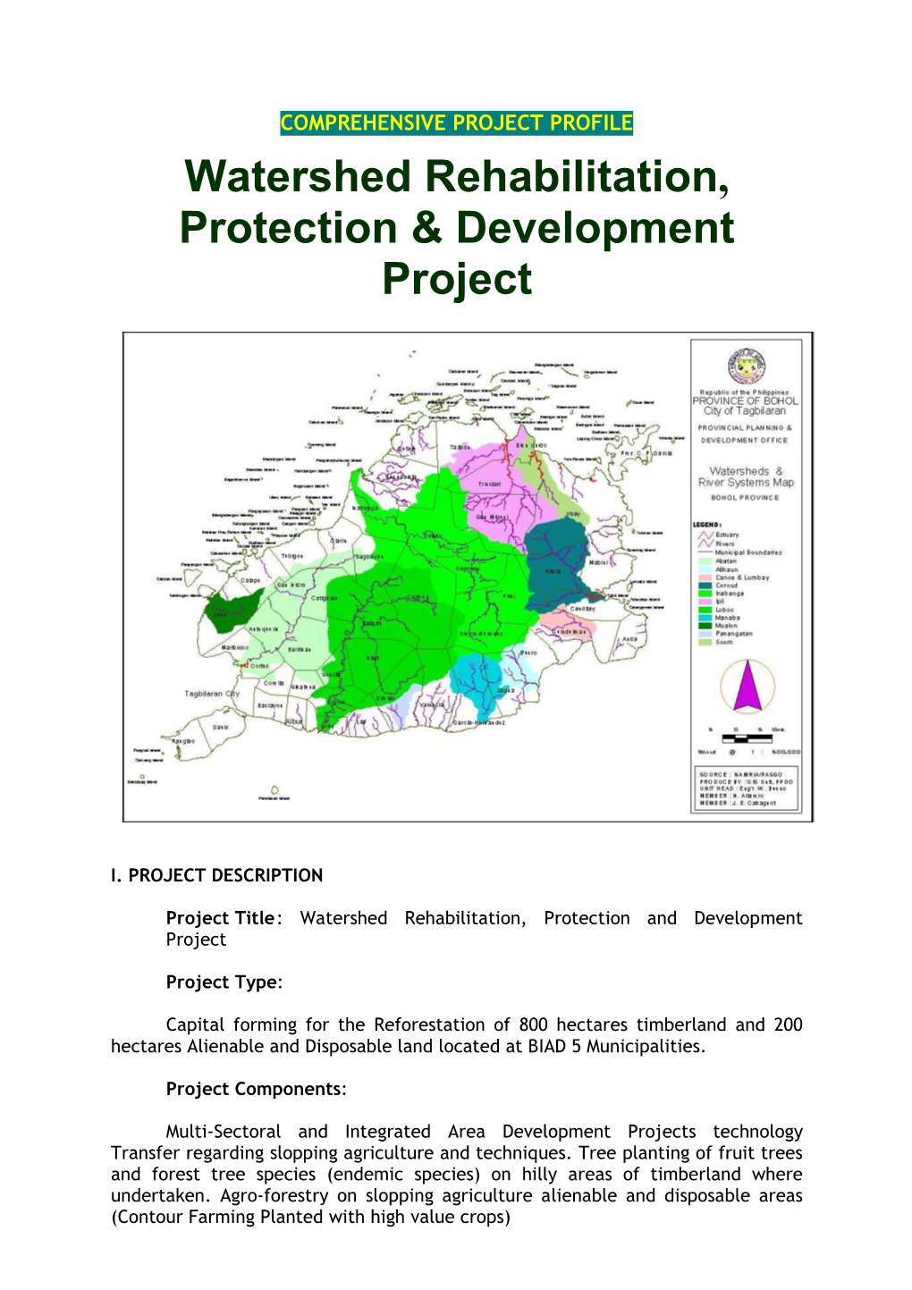 Watershed Rehabilitation, Protection and Development Project