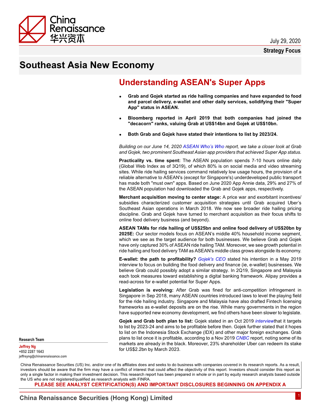 Southeast Asia New Economy