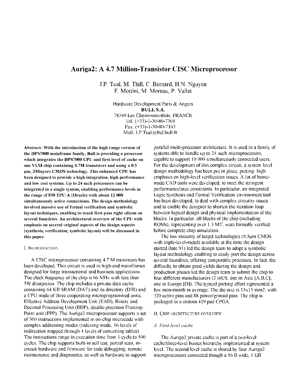 A 4.7 Million-Transistor CISC Microprocessor